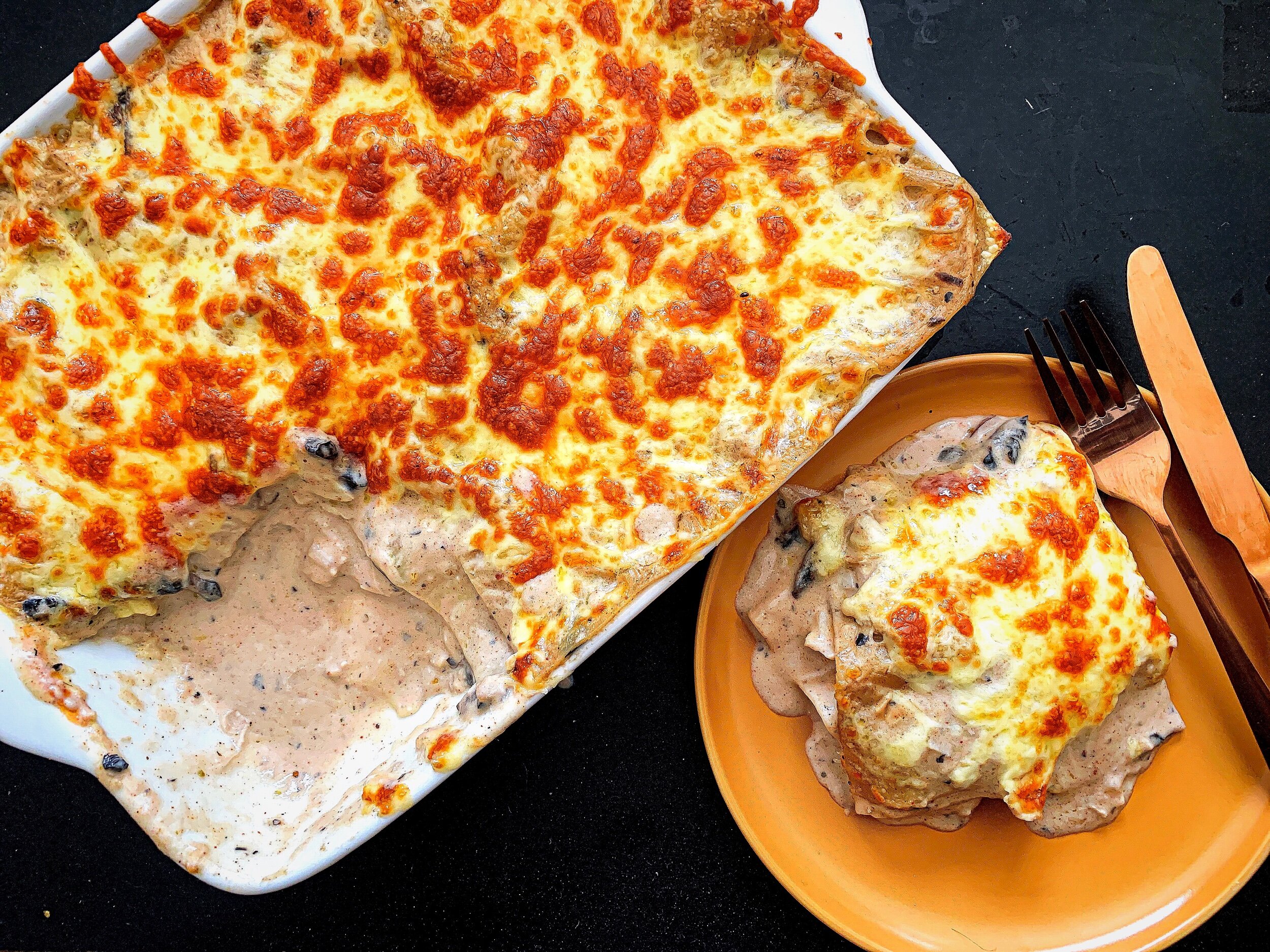 Chicken &  Mushroom Lasagna