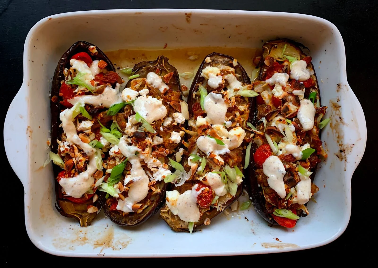 Eggplant Boats 