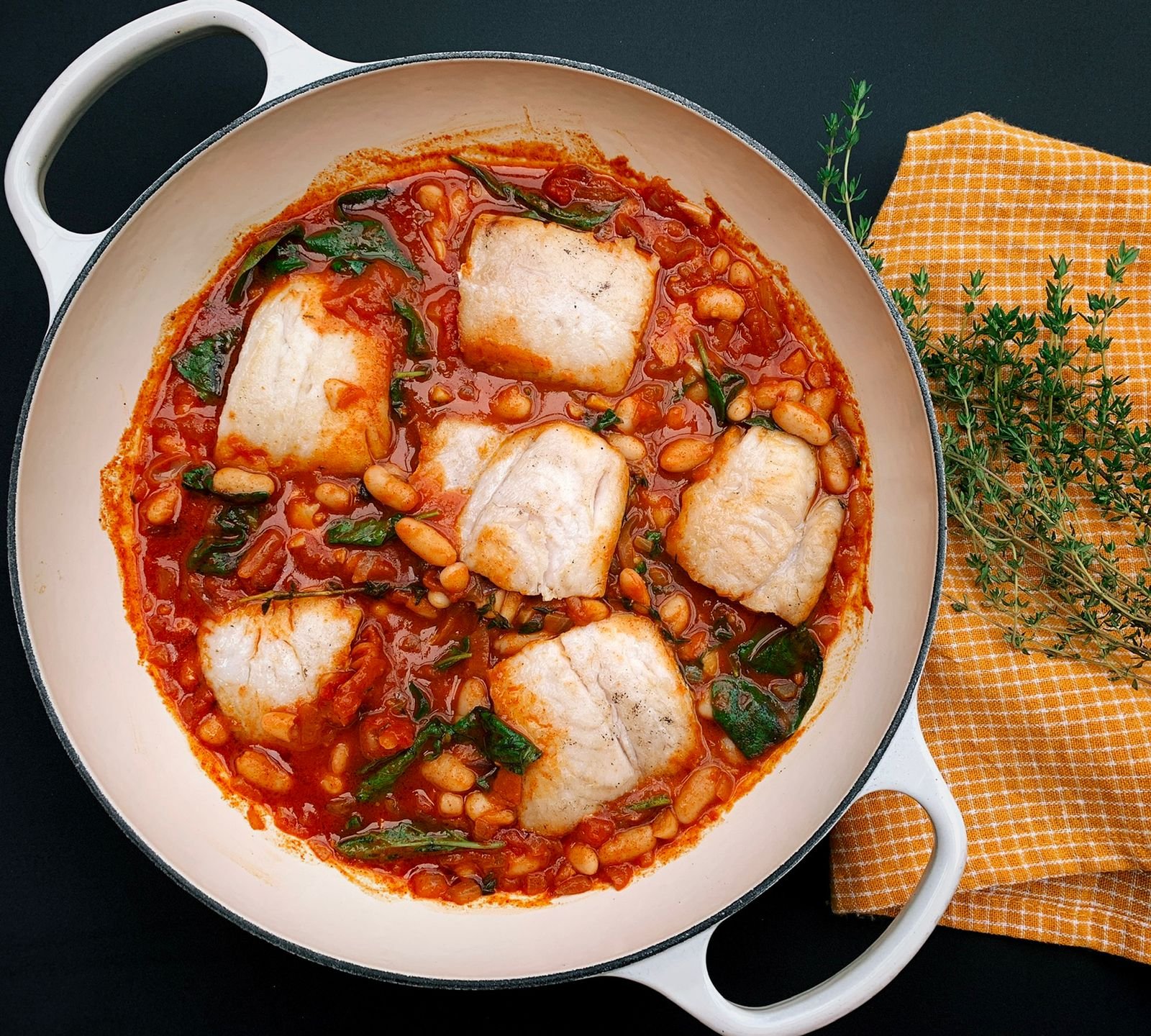 Fish &amp; White Bean Stew 