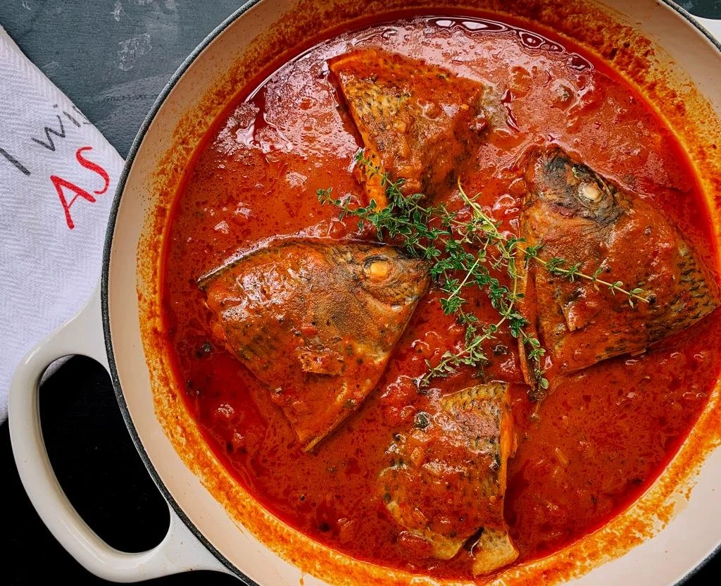 Stewed Tilapia Fish 