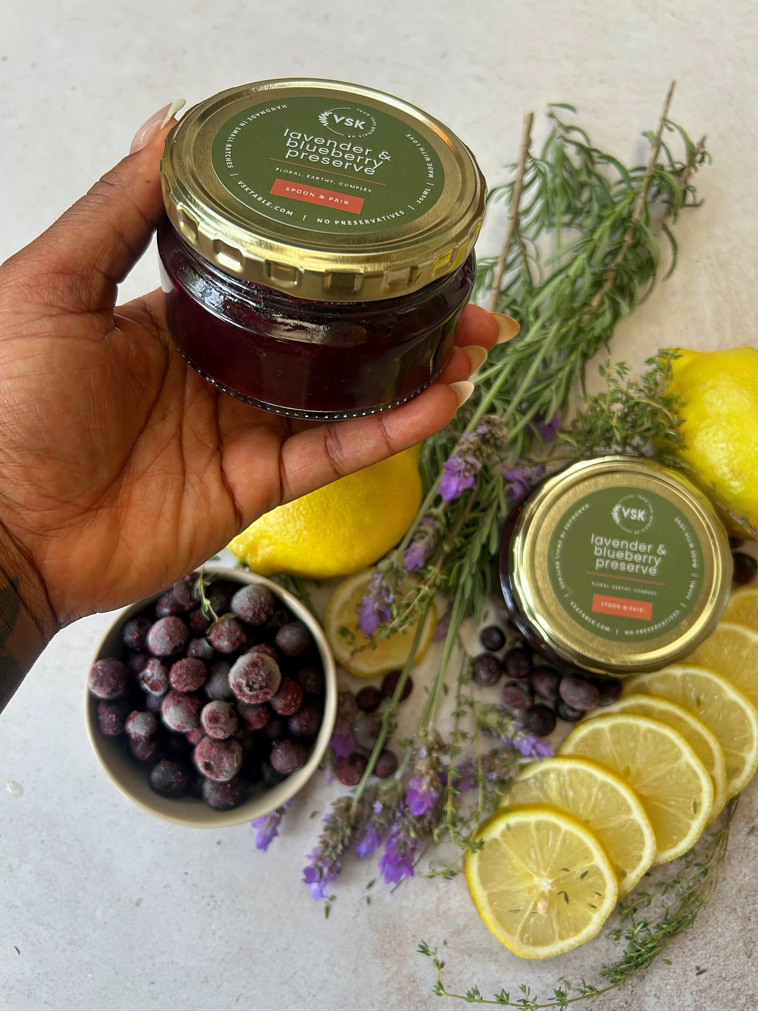 LAVENDER, BLUEBERRY &amp; THYME PRESERVE