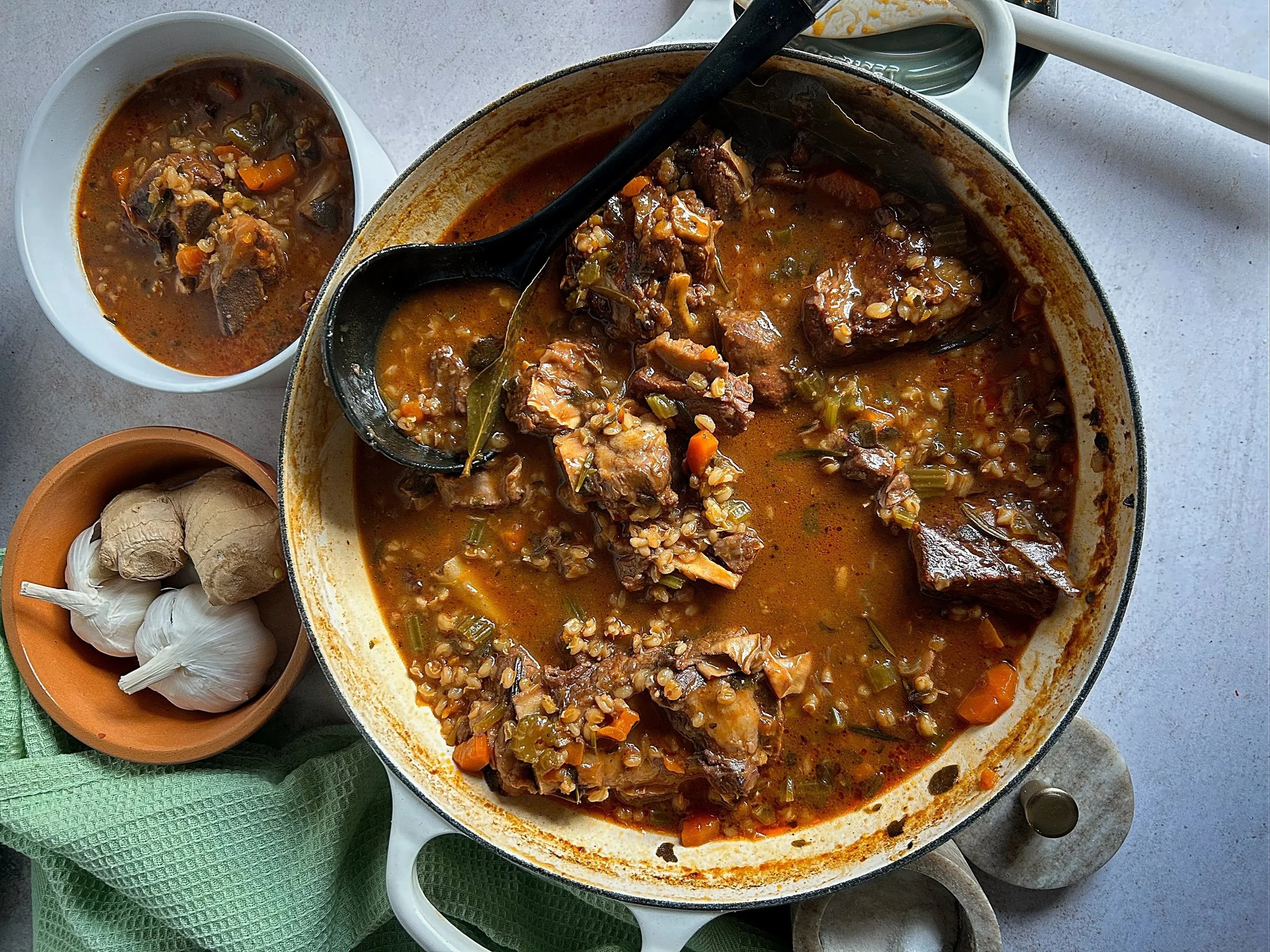 Beef &amp; Barley Soup