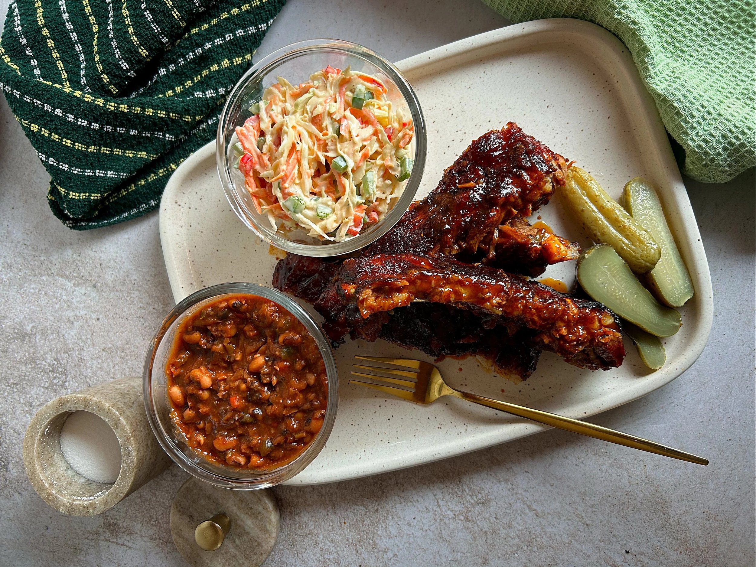 Sticky Pineapple & Jalapeño Pork Ribs