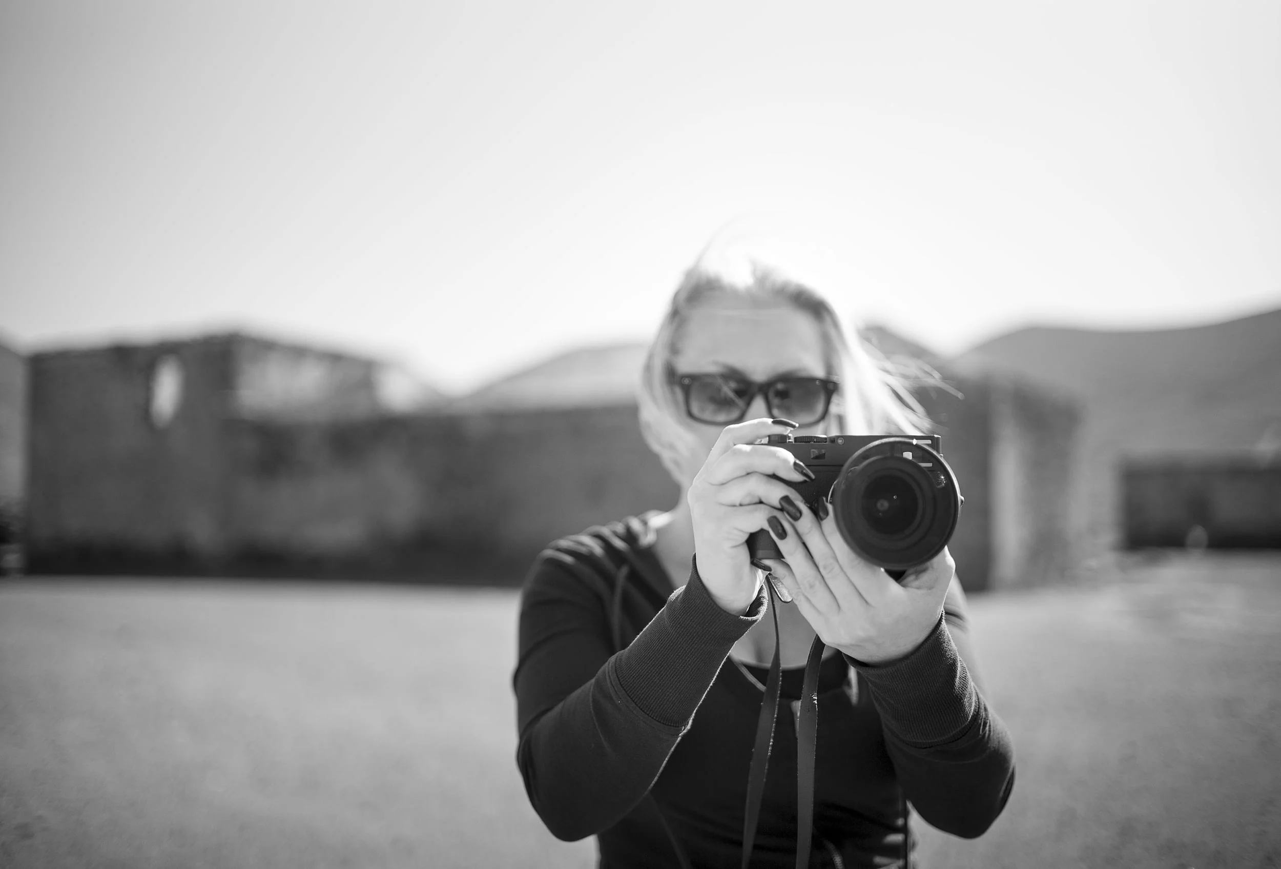 LIK Direktorin Nadja Gusenbauer on Location
