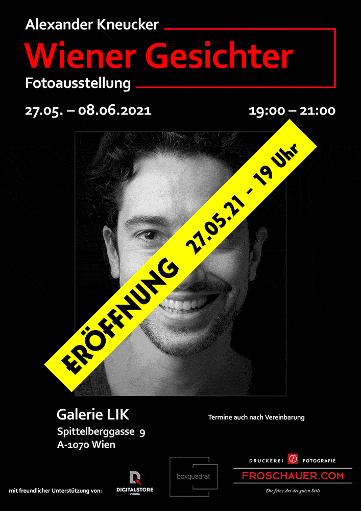 LIK Masterclass künstlerische Fotografie Absolvent Alexander Kneucker eröffnet am Donnerstag seine Fotoausstellung