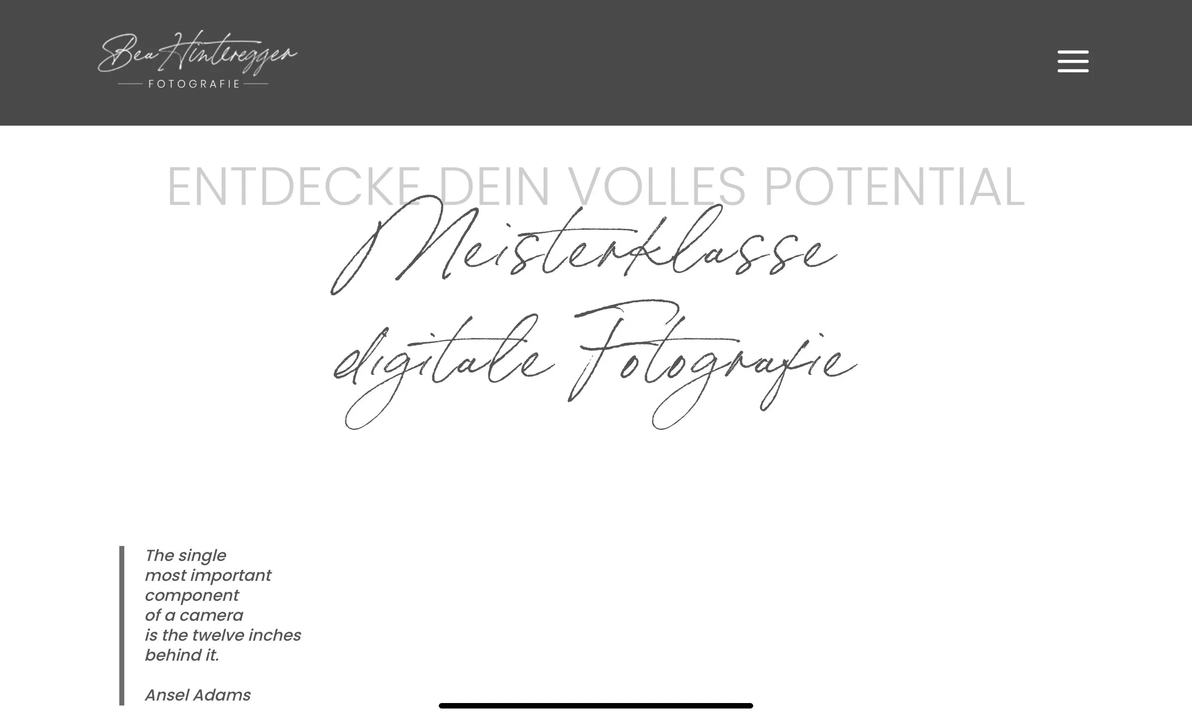 Von der Linse zur Legende