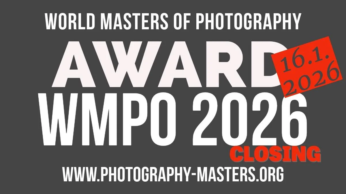 World m&aacute;sters of Photography Awards 2026 WMPO. Jetzt noch bis zum 16.1. Mitmachen! https://www.photography-masters.org