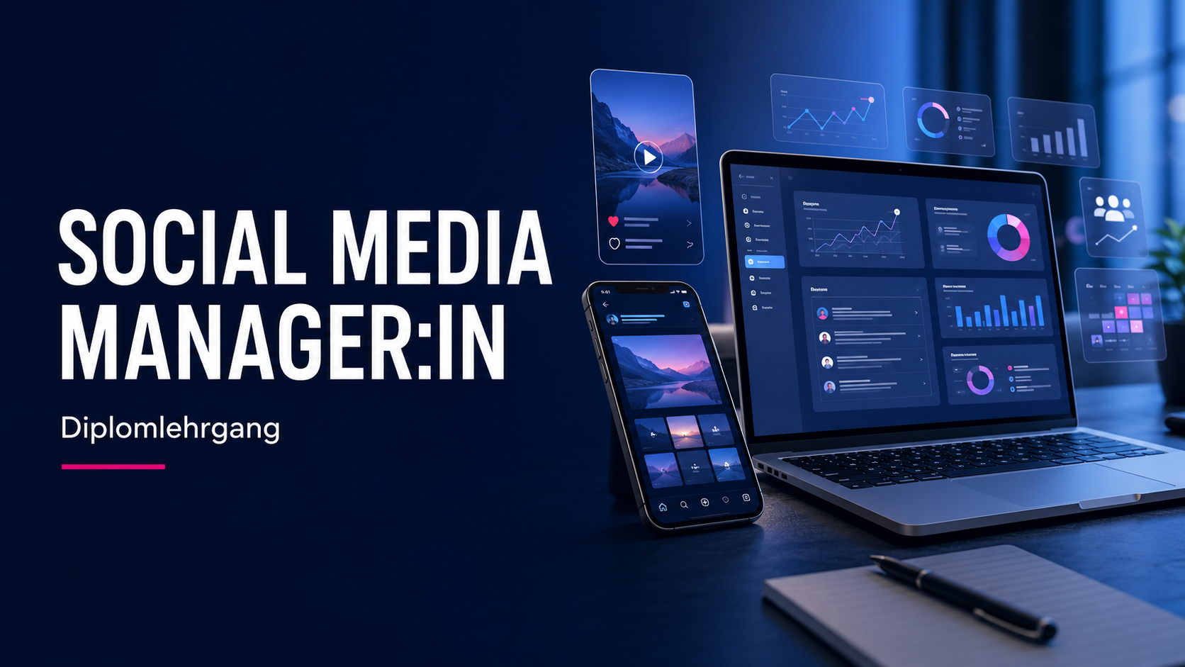 Social Media Manager werden: Online-Diplomlehrgang startet am 17. August 2026