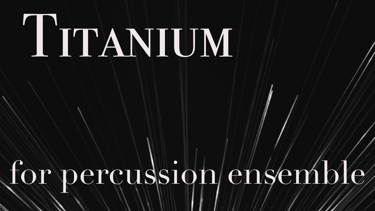 Titanium (David Guetta) for Percussion Ensemble