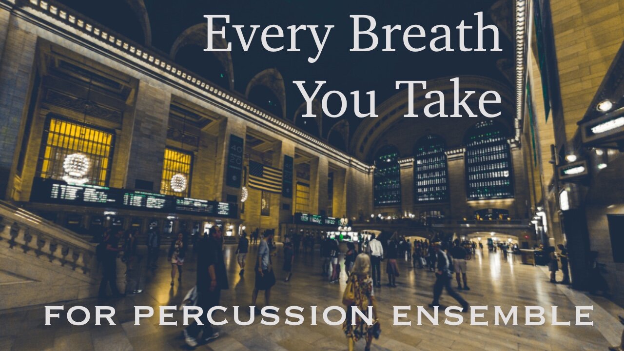 Every Breath You Take (Sting, The Police) for Percussion Ensemble
