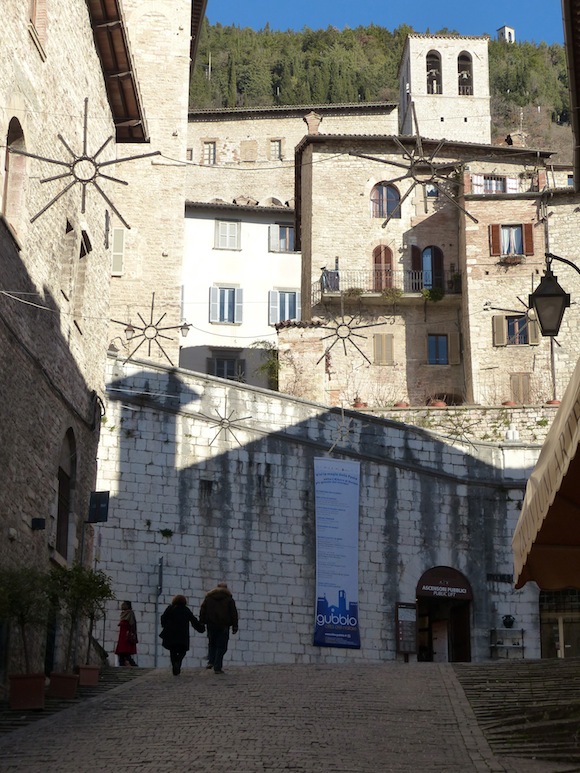 vacation trip to Gubbio, Umbria, Italy