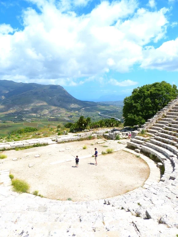 Wildflowers and Ruins in Segesta, Sicily
