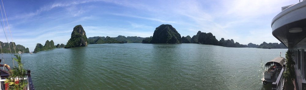 We took a day trip to Halong Bay