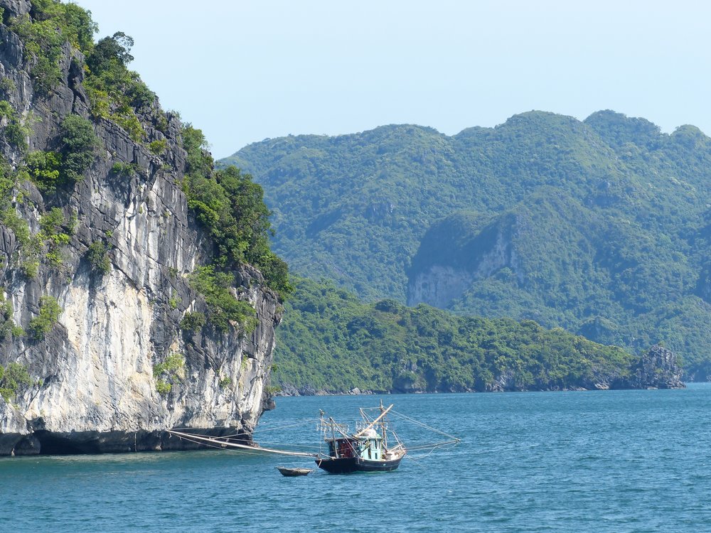 Moving through the limestone karsts was like a dream.