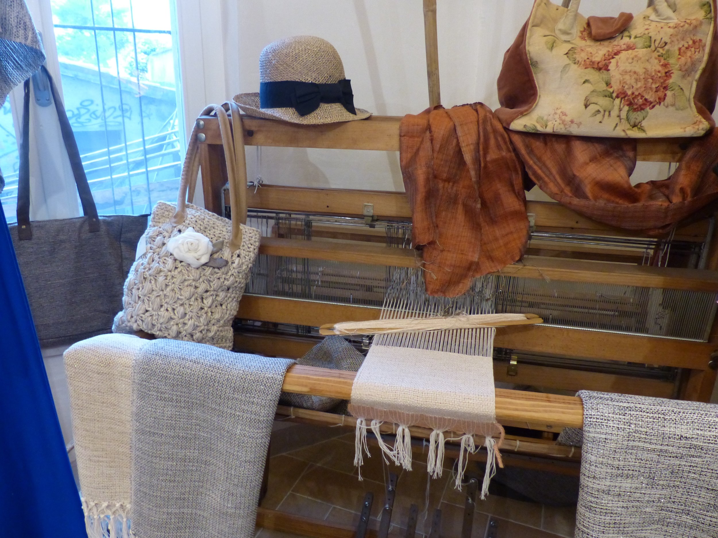 Novel fabrics in Spello, Umbria