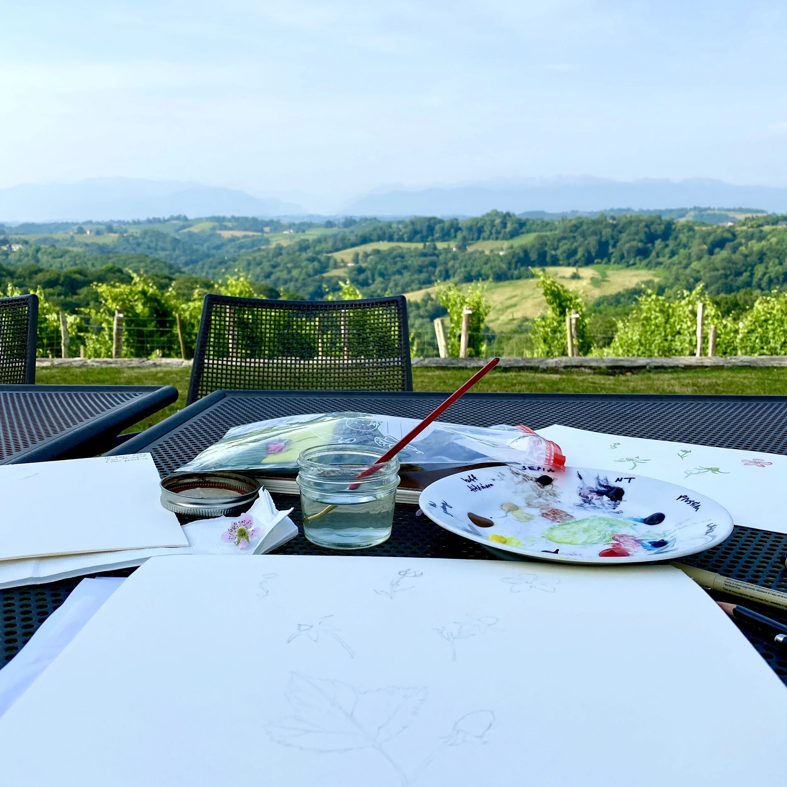 Beginning Again: Painting in the Pyrenees