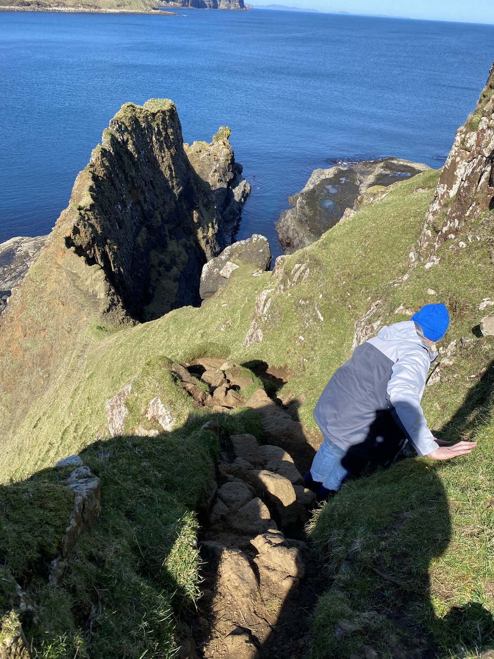 family hiking vacation to isle of skye, scotland