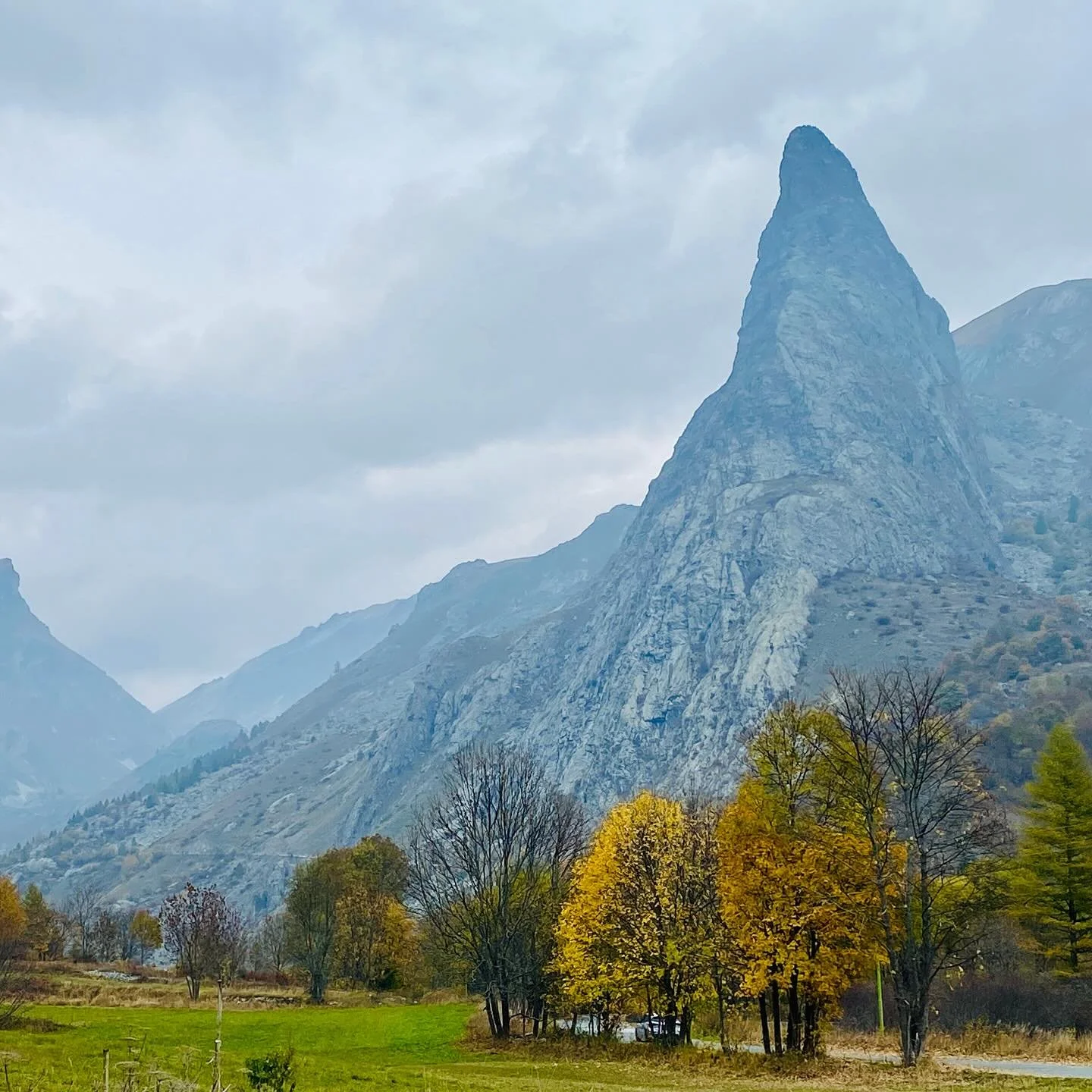 Today we went off the map. Literally. Google maps ends right around here, in these mountains between France and Italy. We pressed on. Partly because of the thrall of this gnomes cap of a mountain and also because&hellip; don&rsquo;t we all need to fr