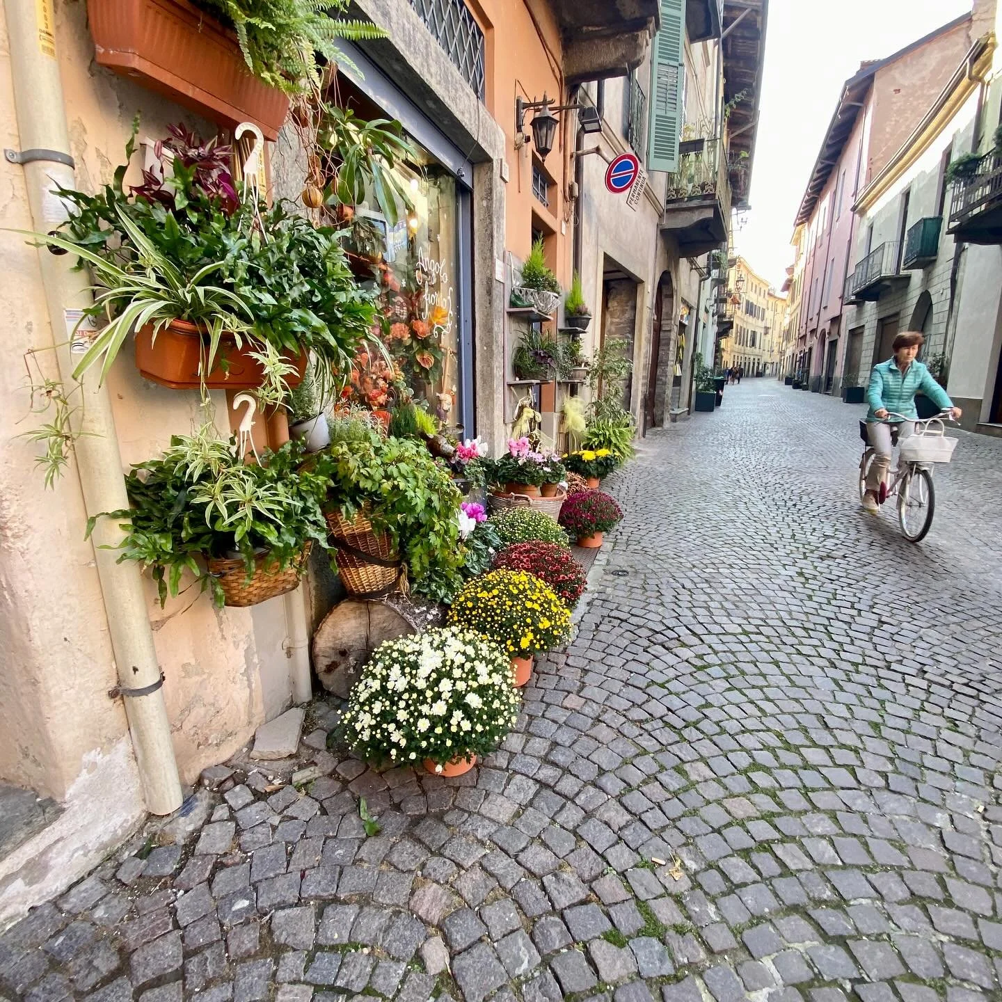 Next Piedmont destination for your consideration: Pinerolo. Like Ivrea, Pinerolo has a lovely &ldquo;modern&rdquo; (like 1800s) area at the foot of the city and the medieval part rises behind it. When you step onto those medieval cobblestones, it&rsq