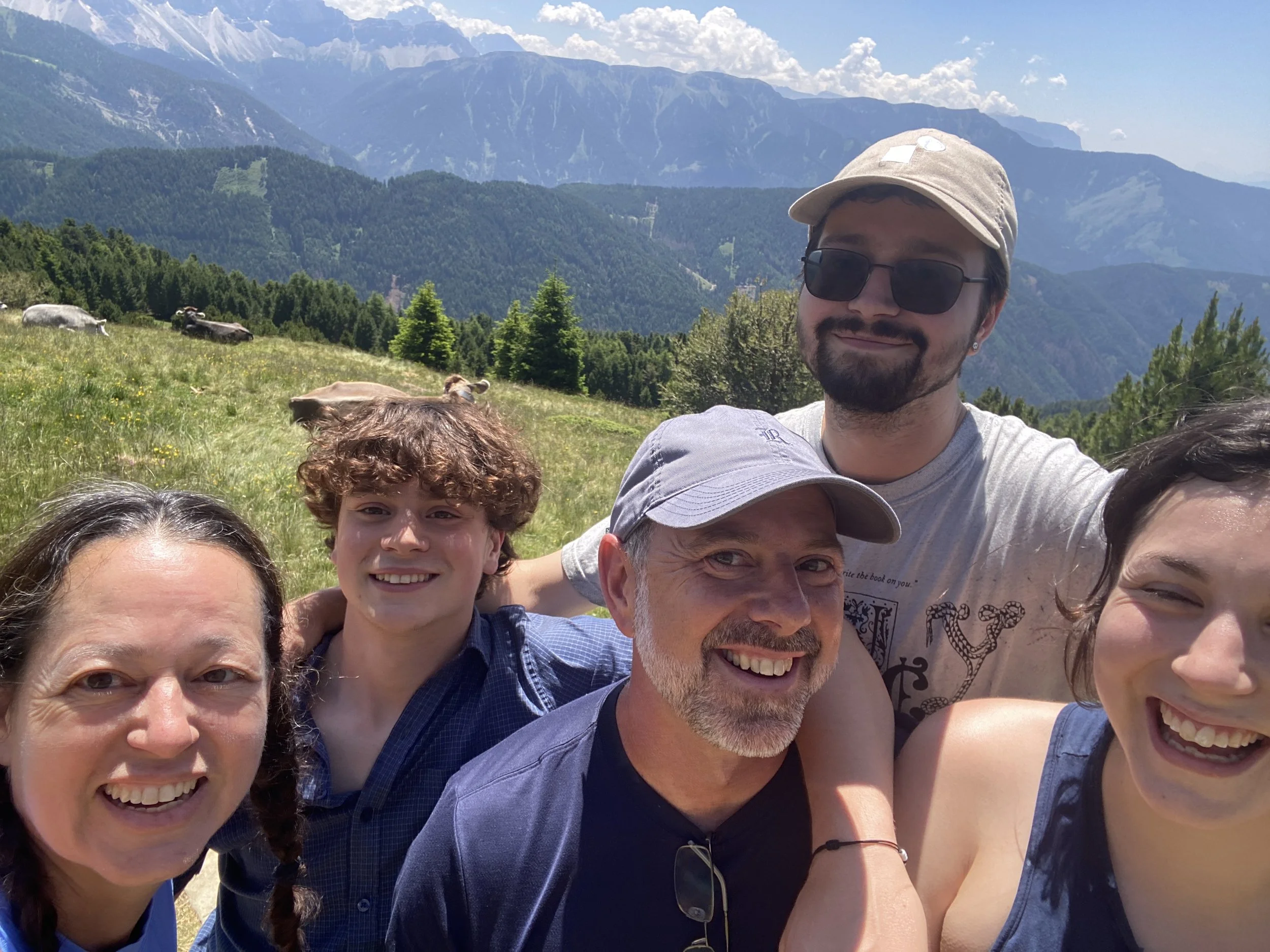 family fun in the Italian alps