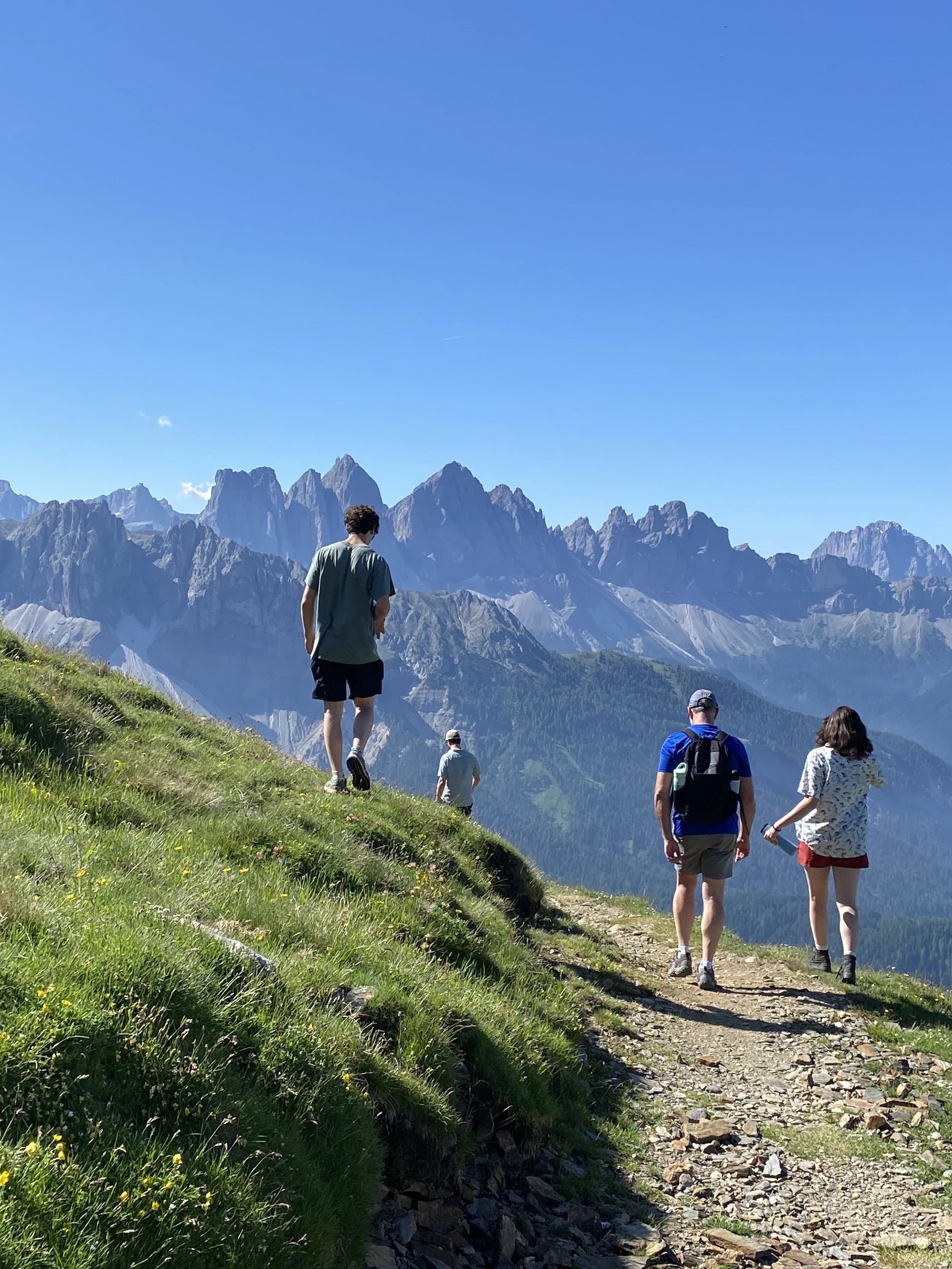family fun in the Italian alps