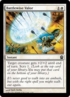 Battlewise Valor (Theros) Artist Proof  Zack Stella Illustration