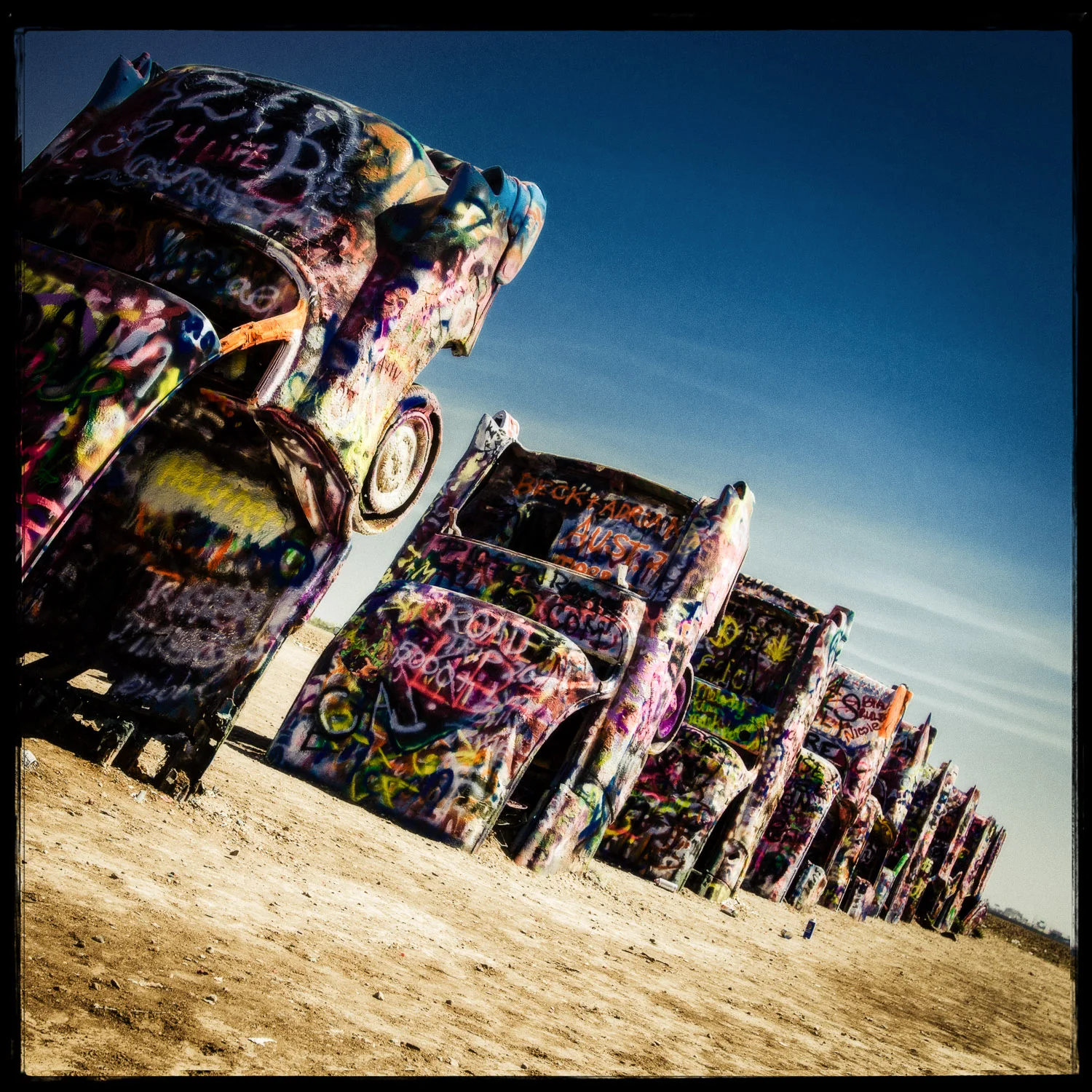 Cadillac Ranch 2013 This image is Available as a Wood Panel Print In our Store. 