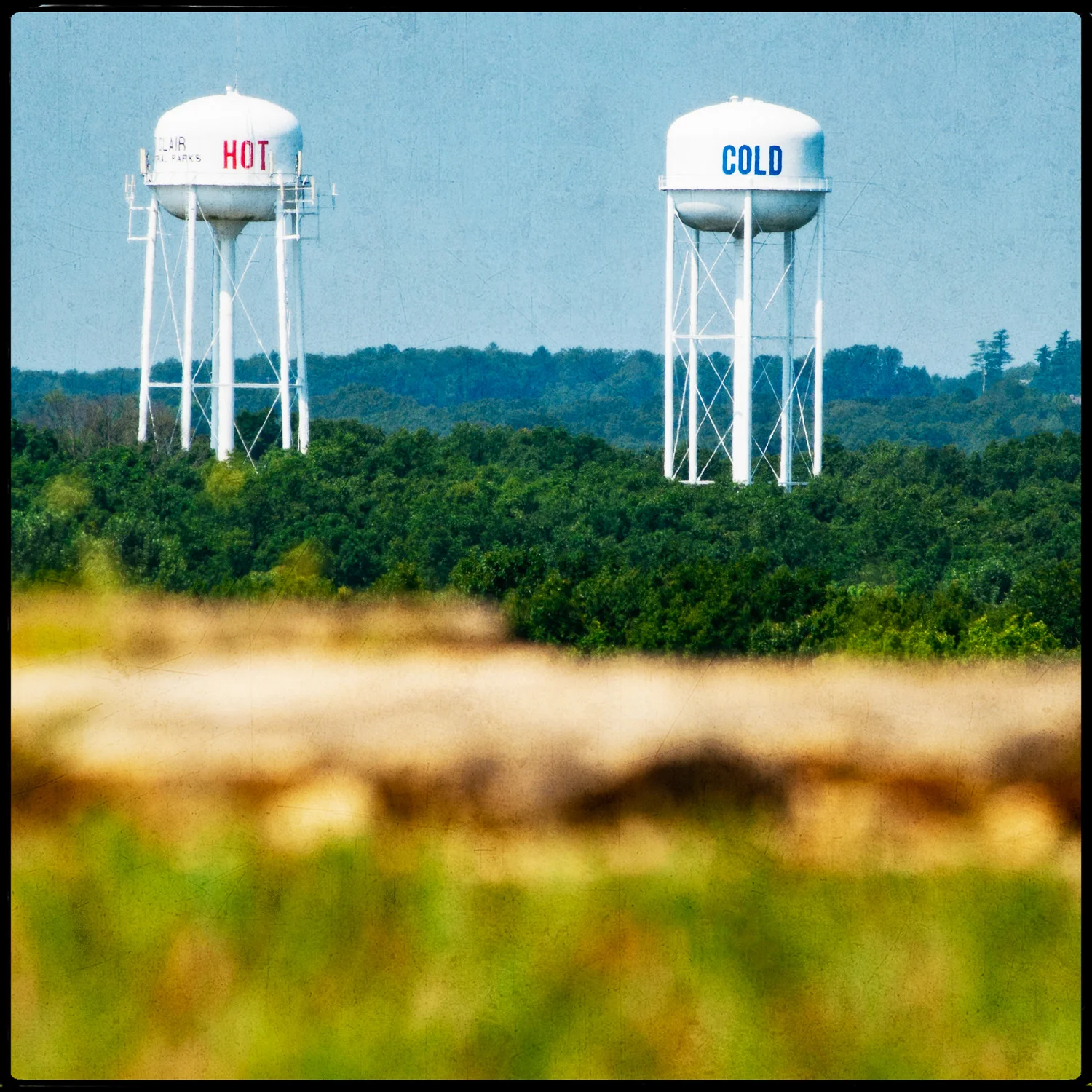 Hot and Cold Water Towers