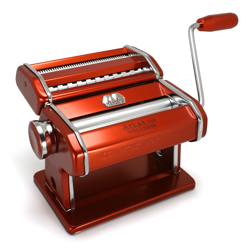 ligevægt tone nordøst Marcato Atlas 150 Pasta Machine Red — The Chef's Shop