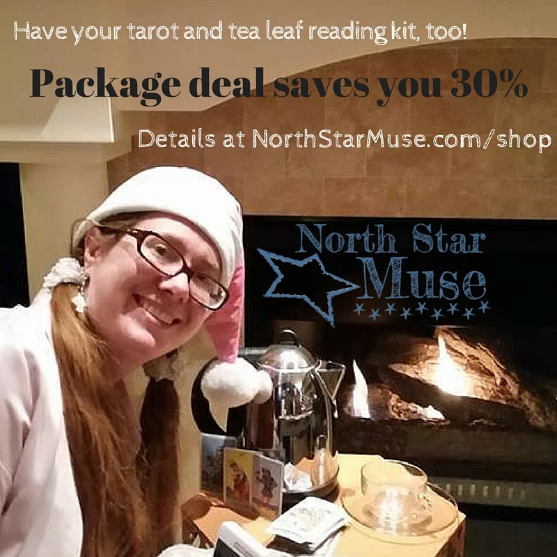 Now you can have your tarot -- and your tea leaf reading kit! Click here to find out how you can get a few readings and a tea leaf reading kit!