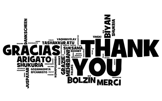Photo: Thank You, Flickr Creative Commons 2013