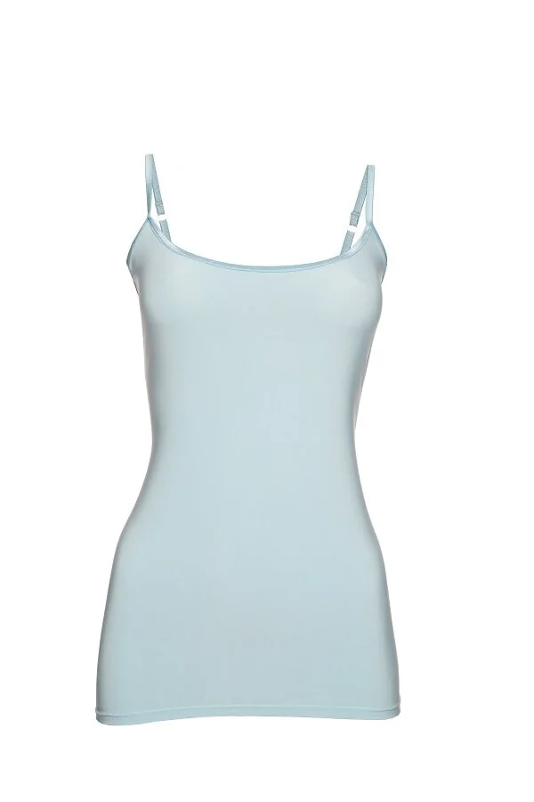 Naked light blue vest