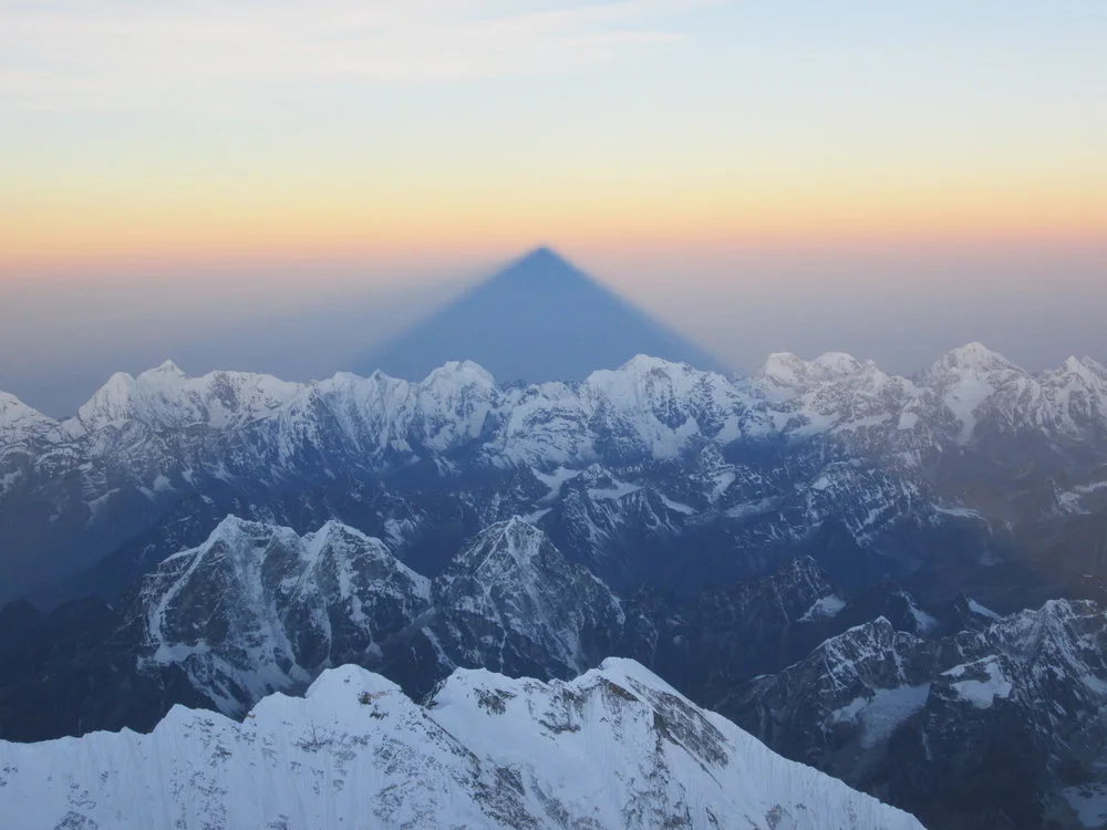 Mt. Everest's shadow