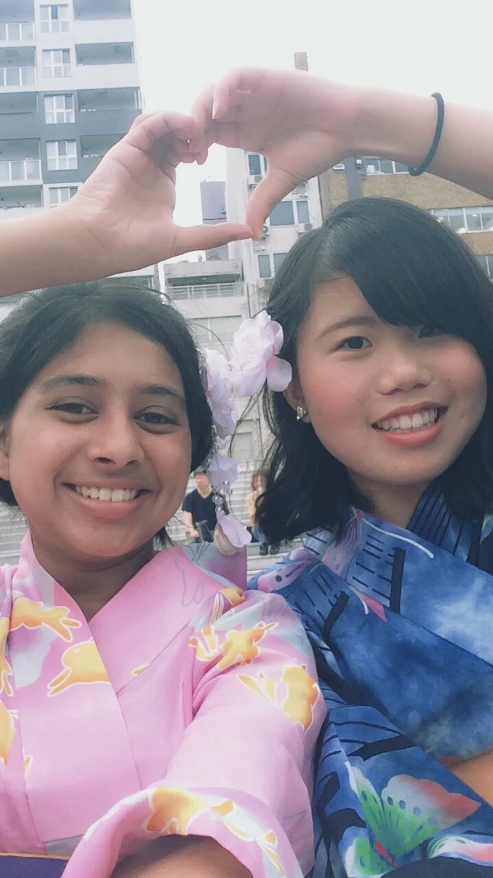 The festival with my host sister