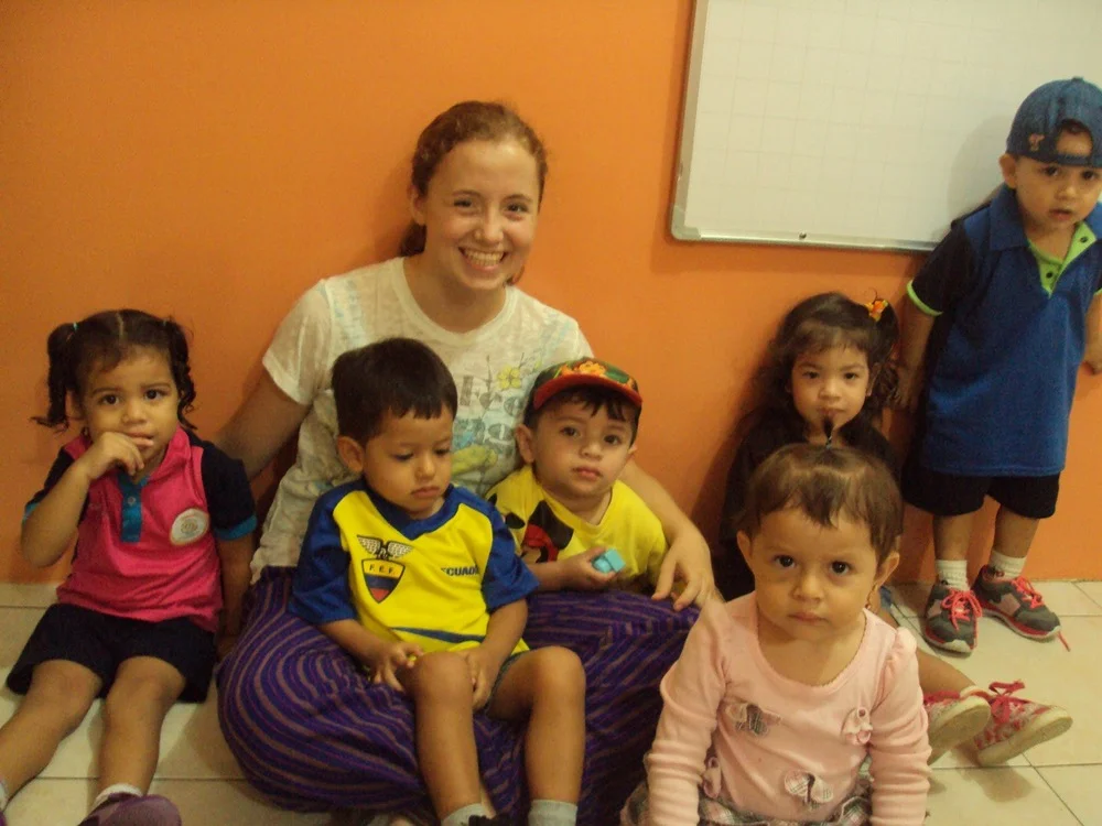 The school year on the coast of Ecuador runs from February to May so during the break YFU requires students to complete volunteer hours. I did mine at a daycare center in a classroom with children ages one to three years old. It was one of the most fun parts of my exchange; every day the kids made me smile and laugh. I also know a plethora of children’s songs in Spanish.