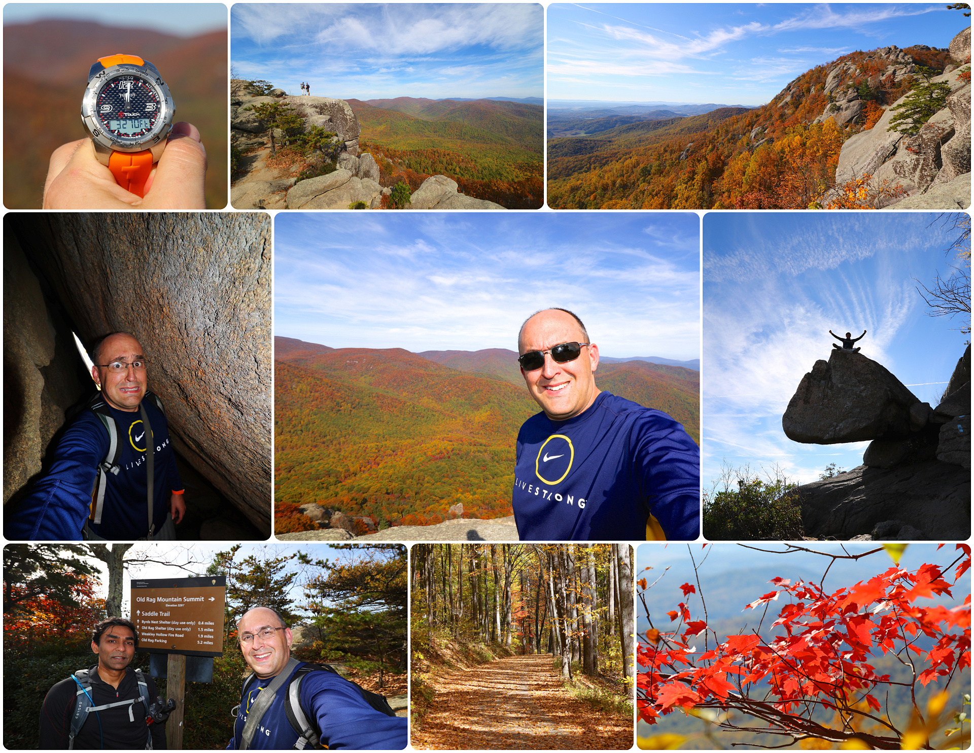Hiking Old Rag Mountain, October 22nd, 2015