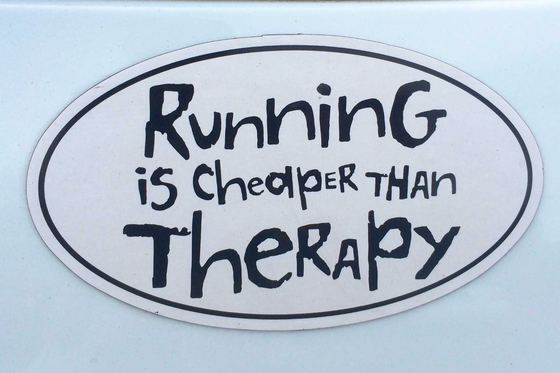 Not my bumper sticker, but so true!