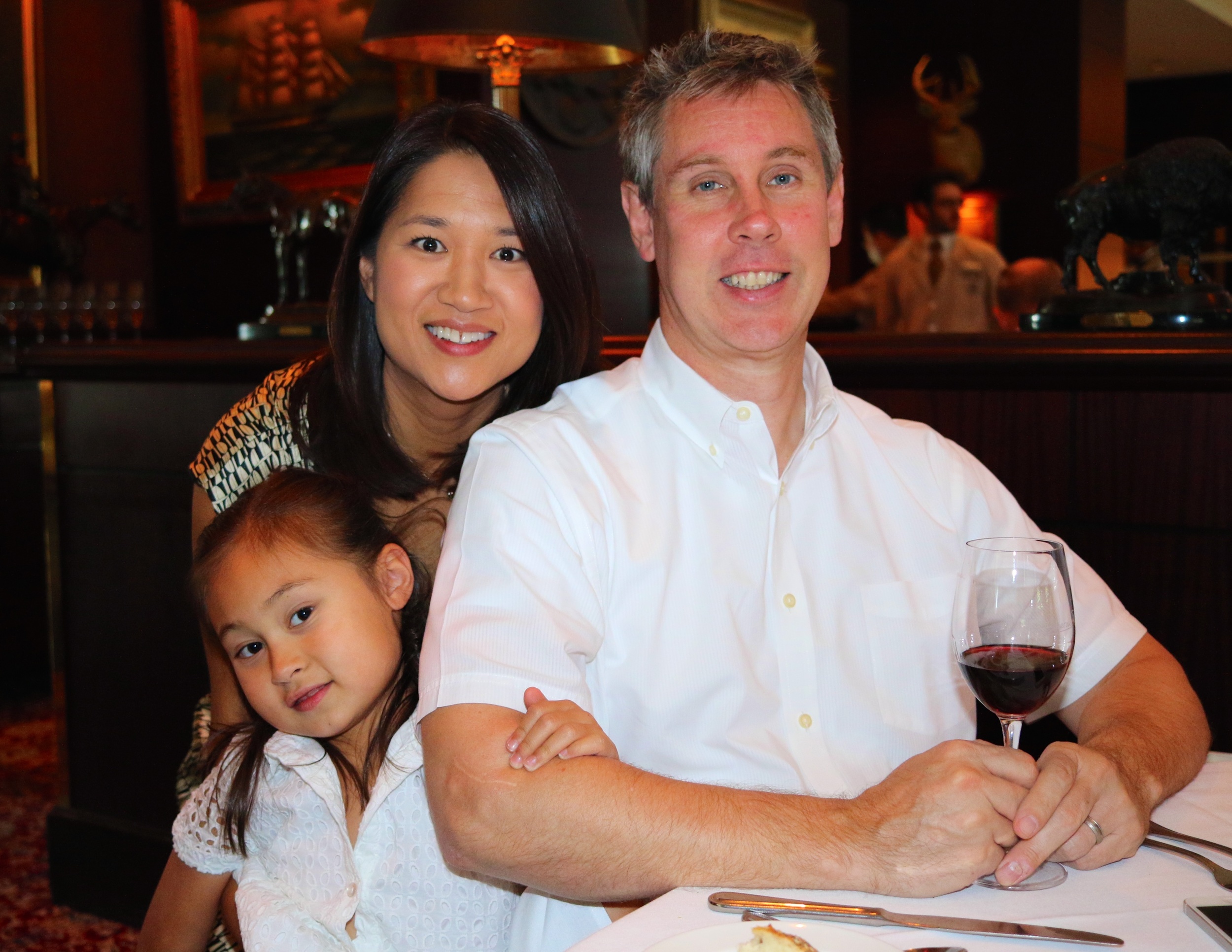 Natalie and Mark Way, and their daughter Josie. Beloved friends, and my second family.