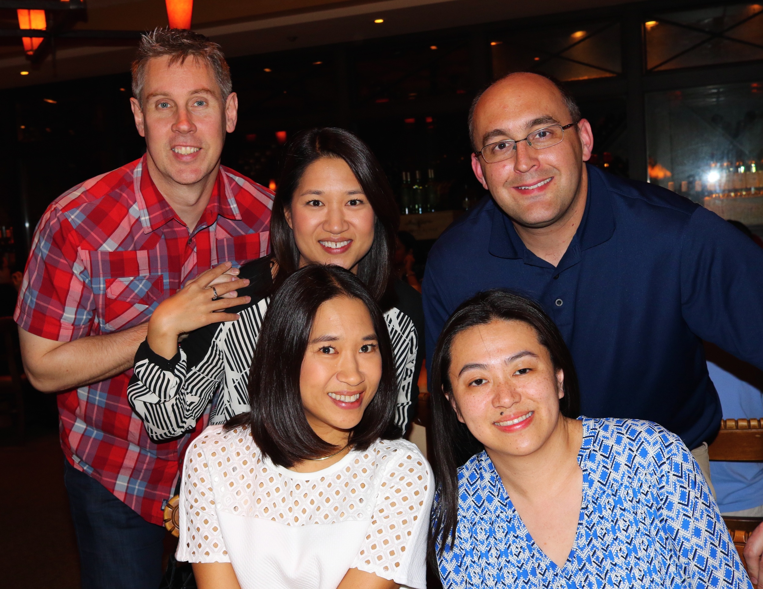 All together! Gearing up for a week of Spring Break 2015 fun in Orlando, while Norma was visiting with her family from Thailand.