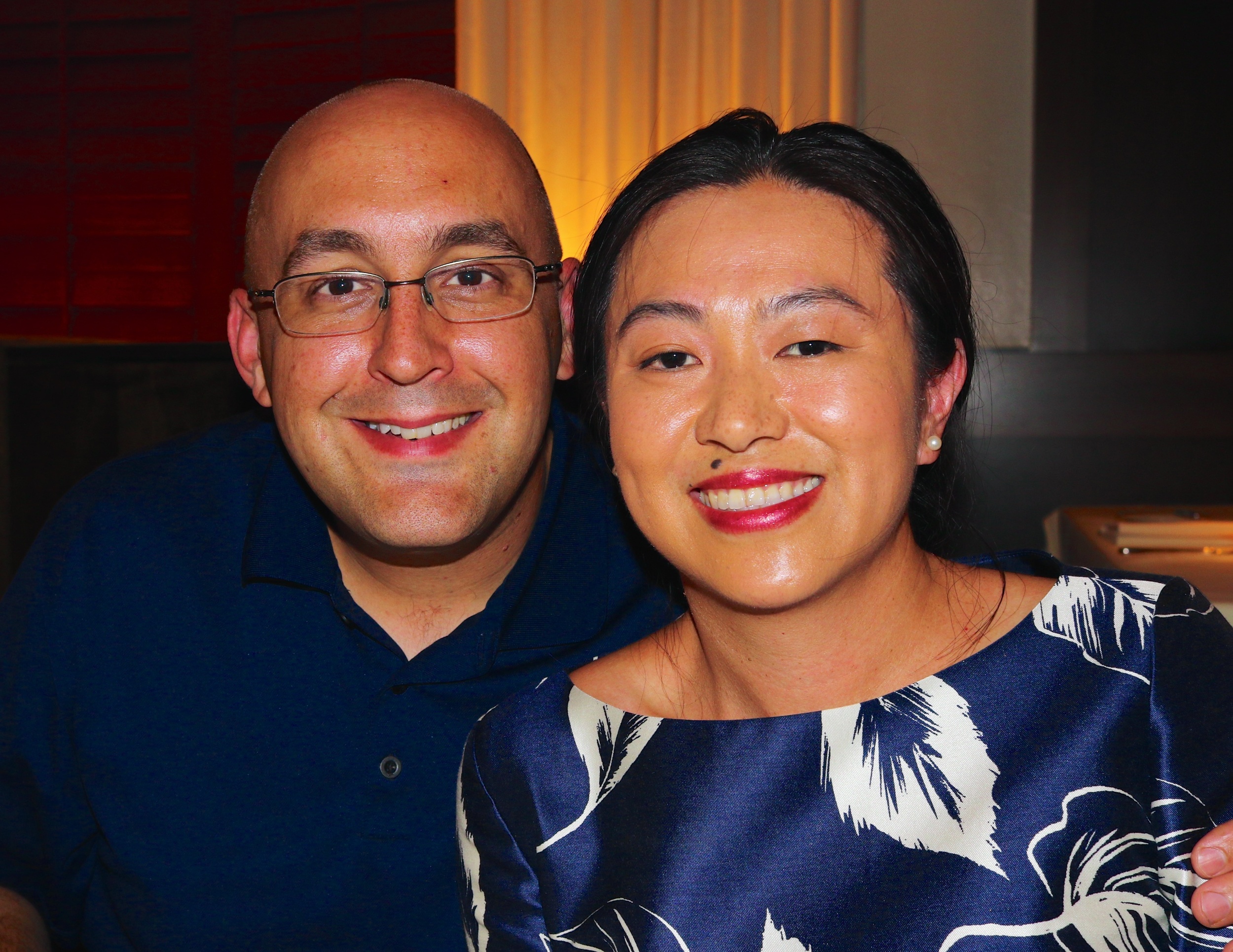 Celebrating turning 38 in October with my wife and some dear friends.