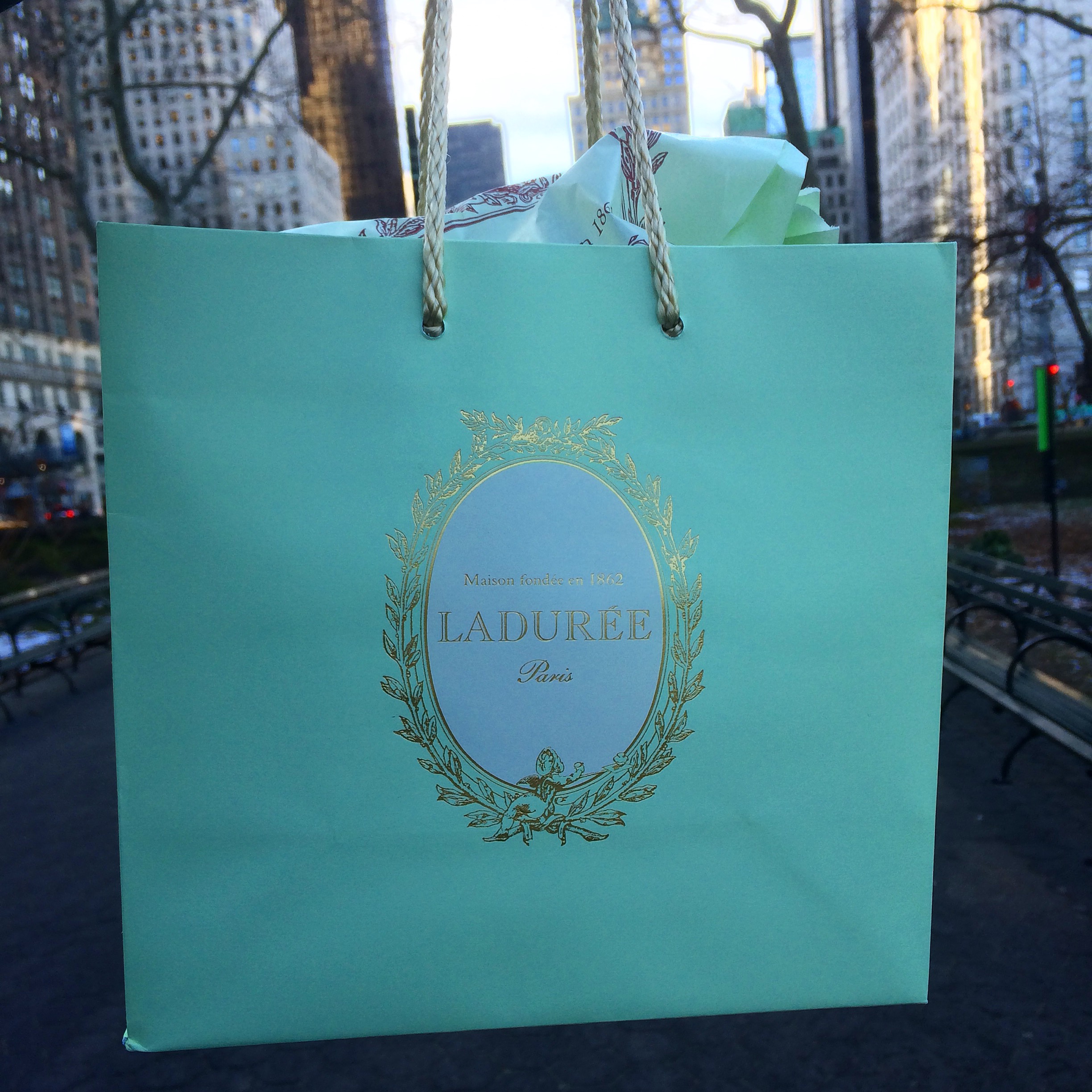 Thou shalt not return from a business trip to NYC without a little something for the misses. :)