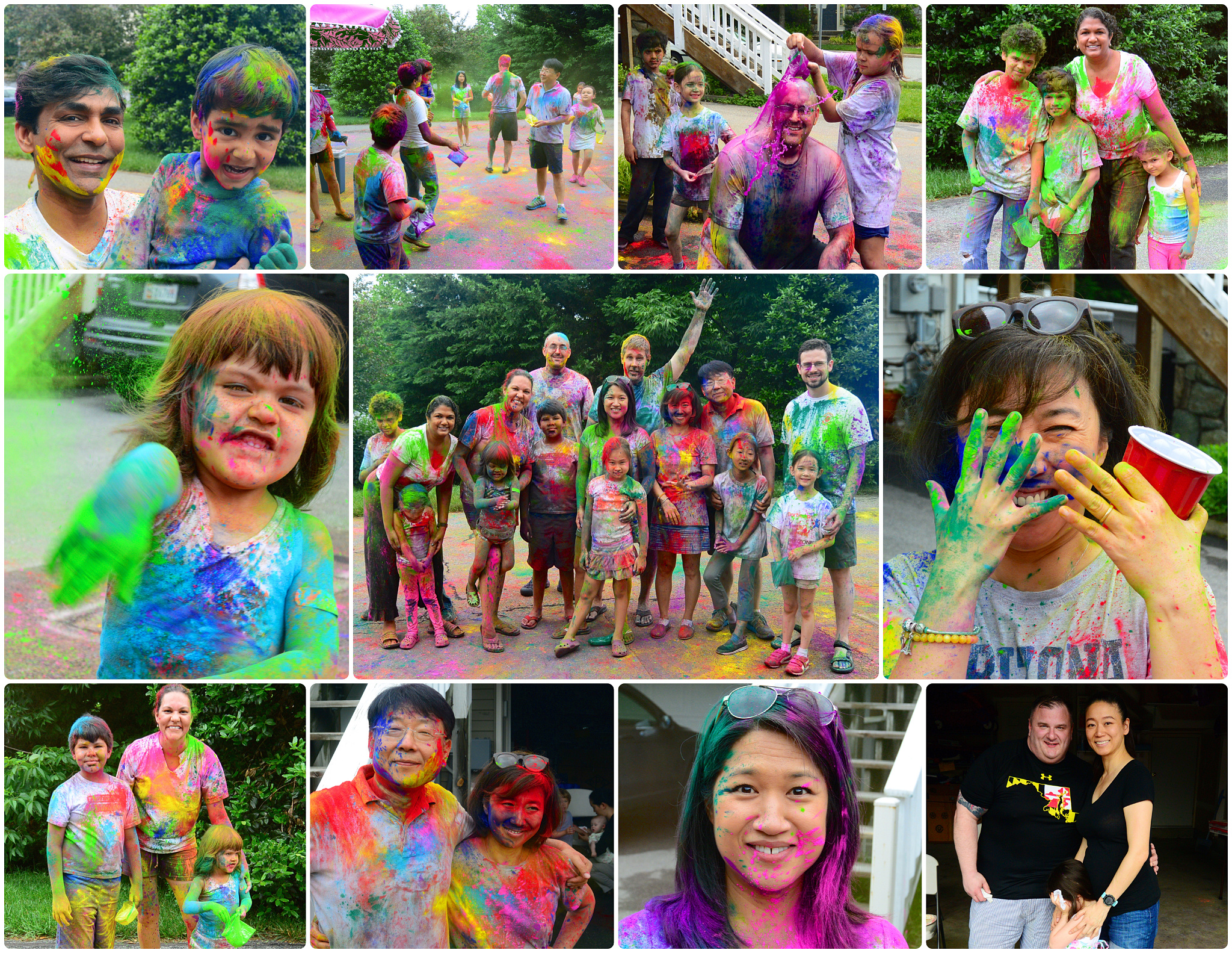 My annual summer kickoff color party , with some dear and beloved friends. Always such a great time, and so much fun! This party had nothing to do with cancer or NCSD, and everything to do with simply enjoying life. The best way to survive cancer, is to LIVE!