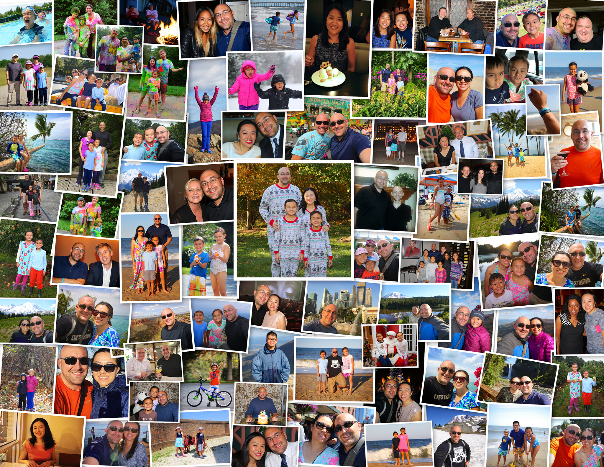 This is not a collection of our adventures over these past six years. All of these photos are from just ONE year, 2016, and we've made every single year since cancer just like this one. This is how life is meant to be LIVED! What are you waiting for? You don't need anyone's permission!