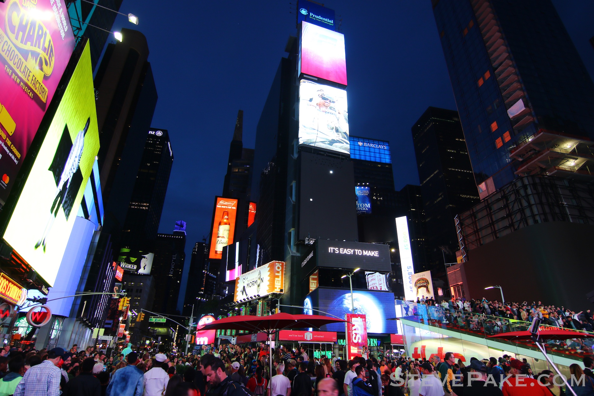 Times Square of course!