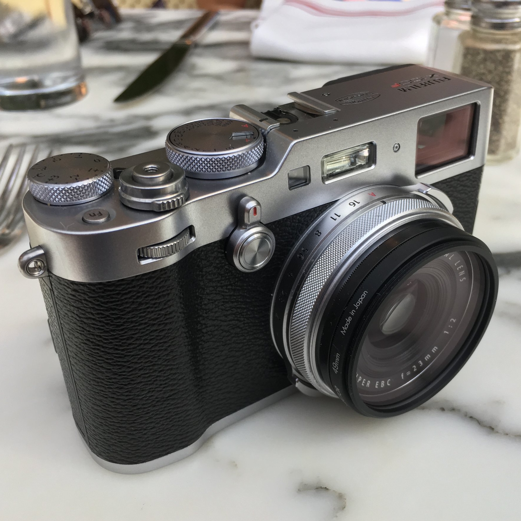 For my more casual photography as of late, this Fuji X100F has been all I've needed. It's much smaller and lighter than a single DSLR body without a lens, and you still need to pack lenses for the DSLR cameras! 
