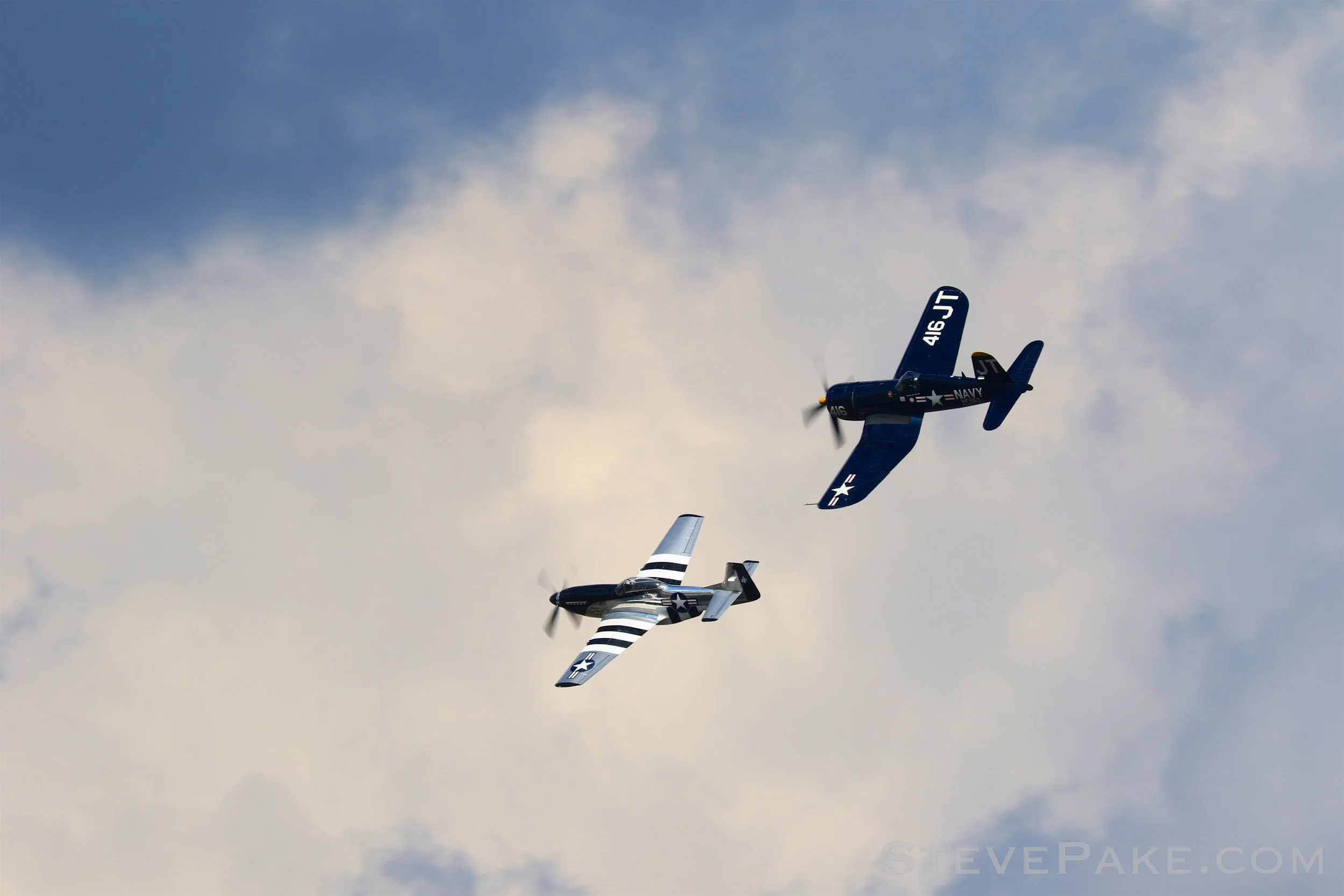Class of 1945, P-51 Mustang and F4U Corsair