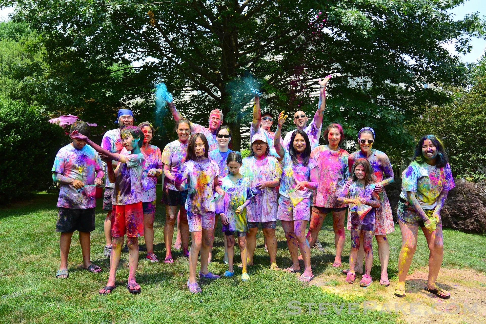 The Pake Family Summer Kickoff Color Party of 2018