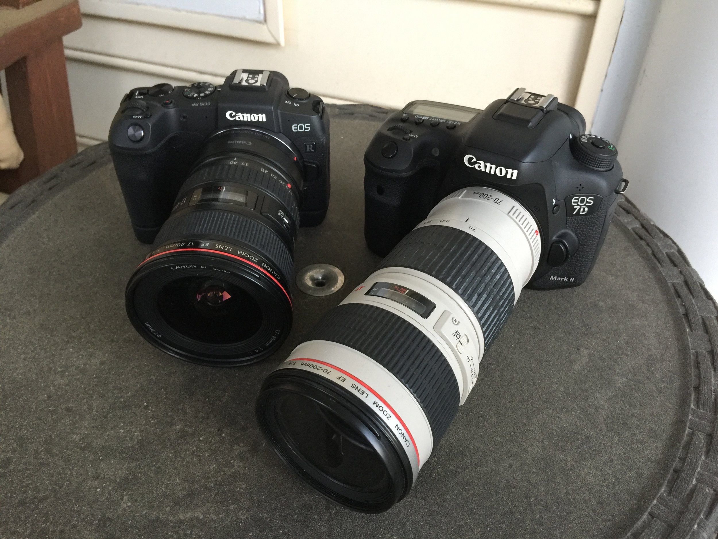 I could have just brought the Canon 7D Mark II, but wanted to play with the new RP also!