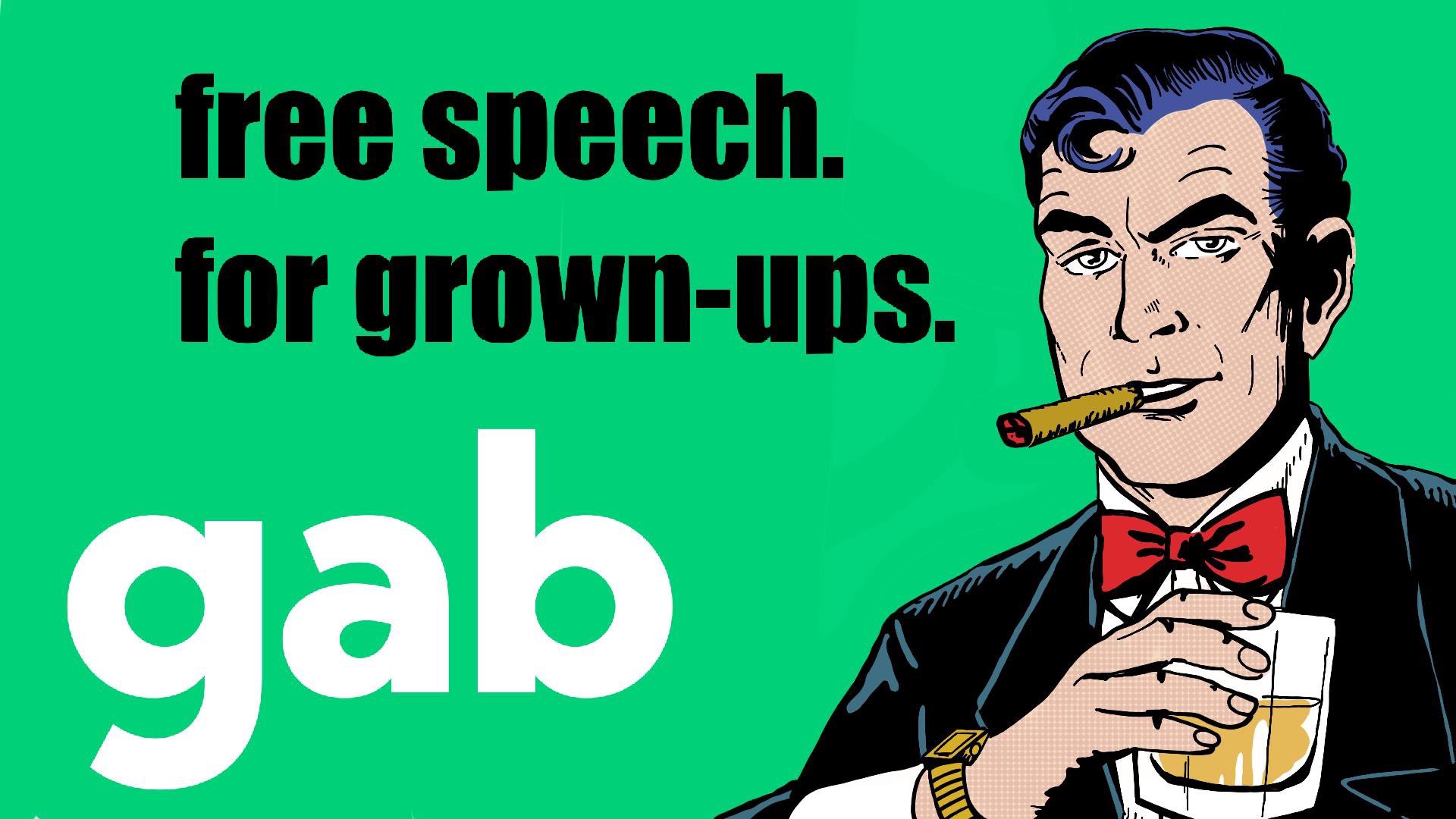 This is a Gab propaganda advert, but it’s highly effective and resonates with me because yes, WE’RE TIRED OF BEING TREATED LIKE CHILDREN!