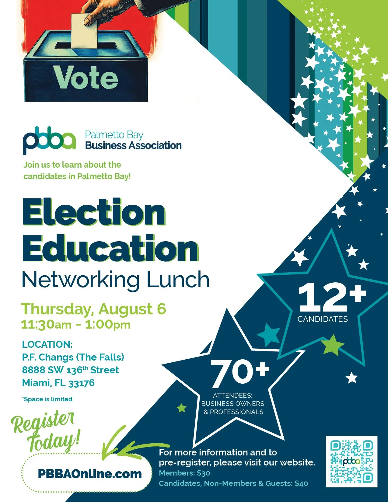 PBBA: Election Education Networking Lunch